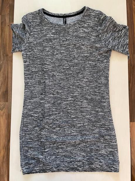 Melír svetrové šaty/top, vel s, jean pascale, s