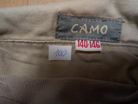 Riflová bunda s kapucí, camo, vel 140/146, 140