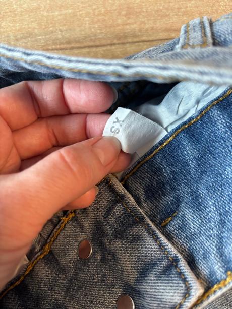 Džínové šortky, xs