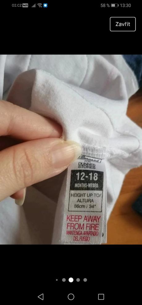 Dětské tričko s kočičkou, dunnes stores, 86