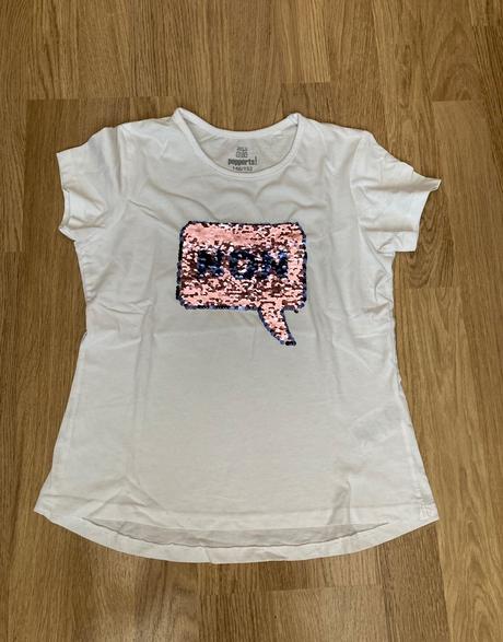 Dívčí tričko s měnícími flitry, pepperts,146