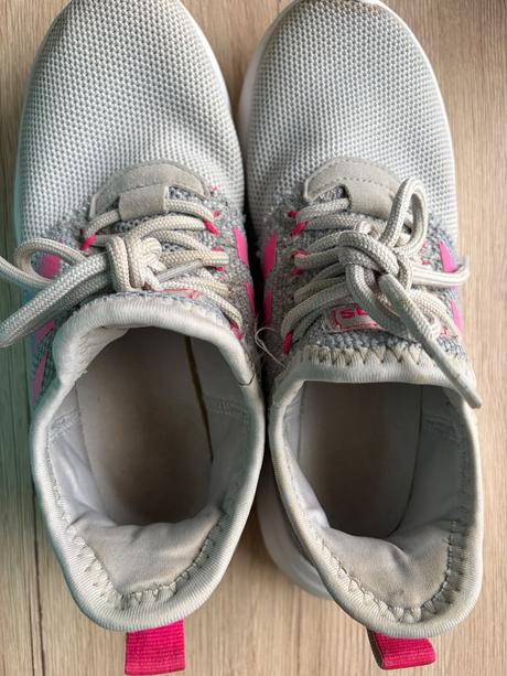 Bezecke boty adidas 36 sede s tyrkysovo-ruzovymi, adidas,36