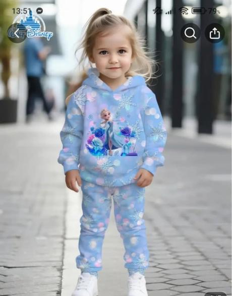 Souprava dívčí nová elsa+legínky 92/98, 92