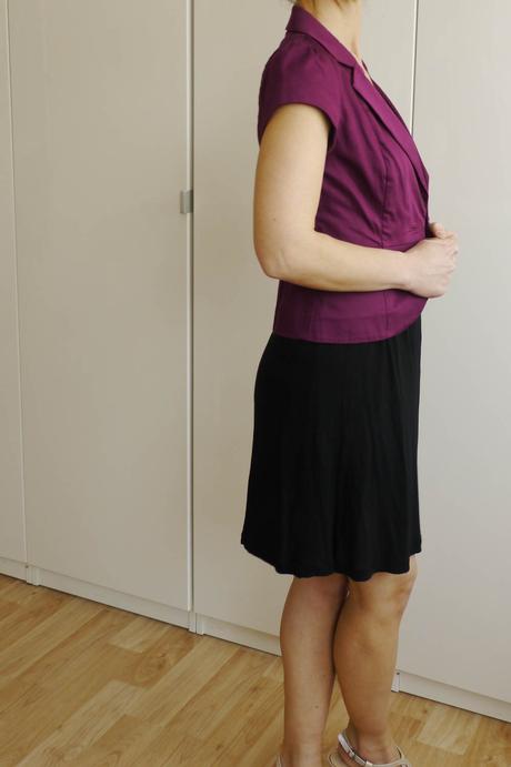 Fialove sacko s kratkym rukavem vel. 34 h&m, h&m,34