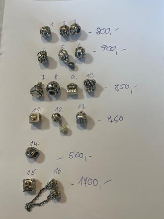 Pandora koralky se zlatem, pandora