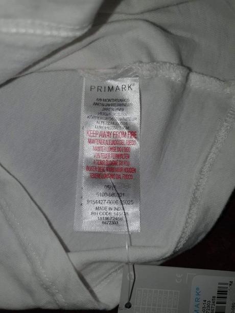 Nové triko zn.primark, primark,74