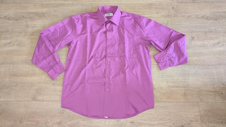 Fuksiová společenská košile vel. xl, 43, xl