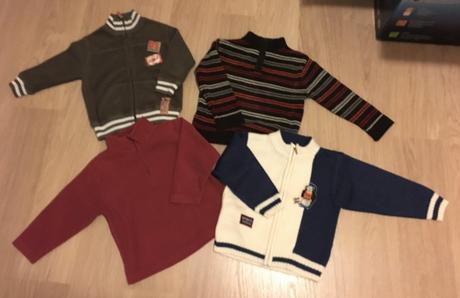 3x mikina + svetr, 104