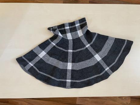 Káro. úplet sukně, vel s/m, paris et moi, s