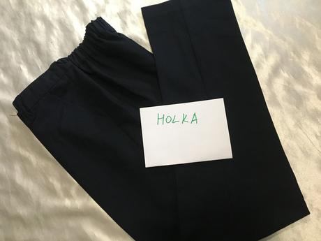 Vel. 158 modré dívčí společenské kalhoty, tu,158