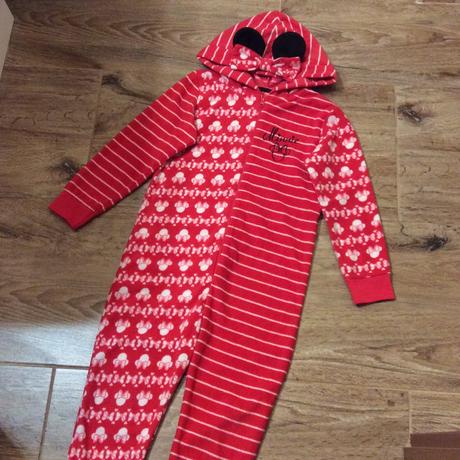 Jemný fleece overal s myškou minnie, disney,116