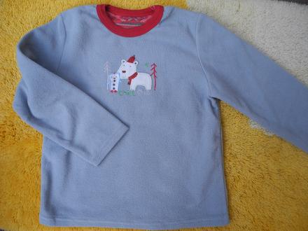 Fleesová mikina, primark,122