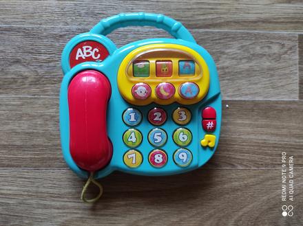 Simba baby telefon tlačítkový na baterie pro mimin, 