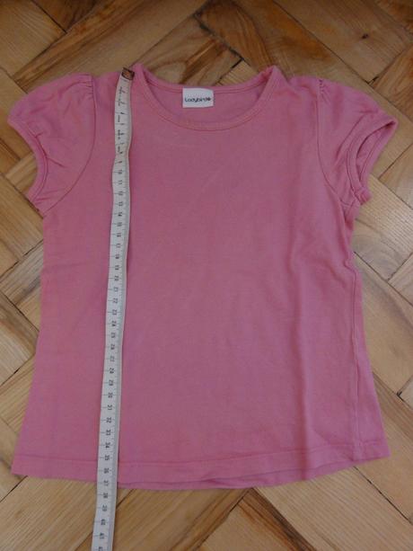 Růžové tričko s nařasenými rukávky, ladybird,92