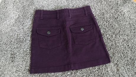 Riflová sukně fialová, f&f,36