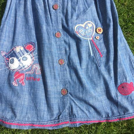 Letní šaty -vel. 110/imitace rifloviny/next, next,110