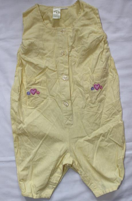 X141. letní bavlněný overal 3-6 měs., 68