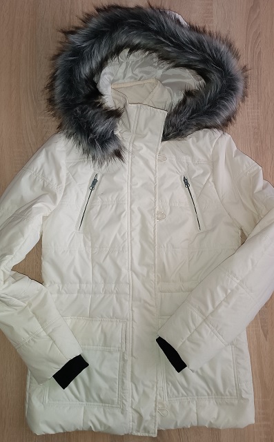 Prošívaná bunda s kapucí vel.36, bonprix,36