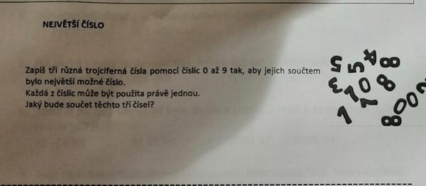 Ach ty úkoly...Je tady nějaká maminka, která by pomohla?