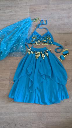 Ka360 krásný kostým břišní tanečnice na 7 - 9 let,