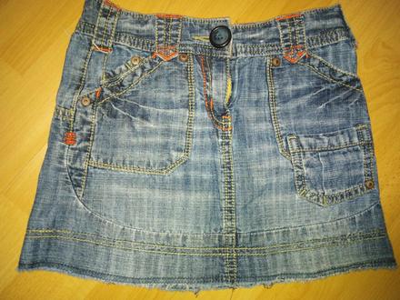 Riflová sukně 4 roky, next,104