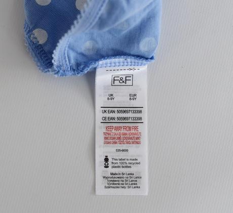 Kalhotky vel. 8 - 9 let, f&f,134