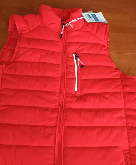 Prošívaná zateplená červená vesta tchibo, tchibo,m