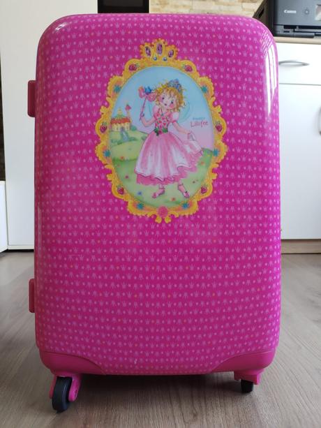 Dívčí cestovní kufr skořepinový, 