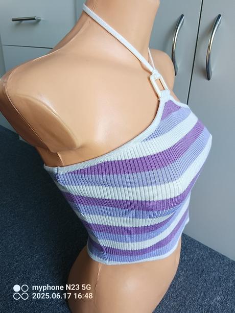 Crop-top zn."h&m divided" vel."xs", h&m,xs