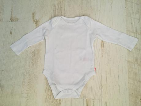 Bílé bavlněné bodýčko, f&f,80