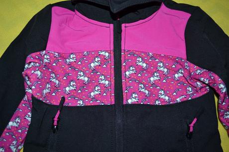 Podzimní softshellová bunda s fleece,4-6let, 116 / 122