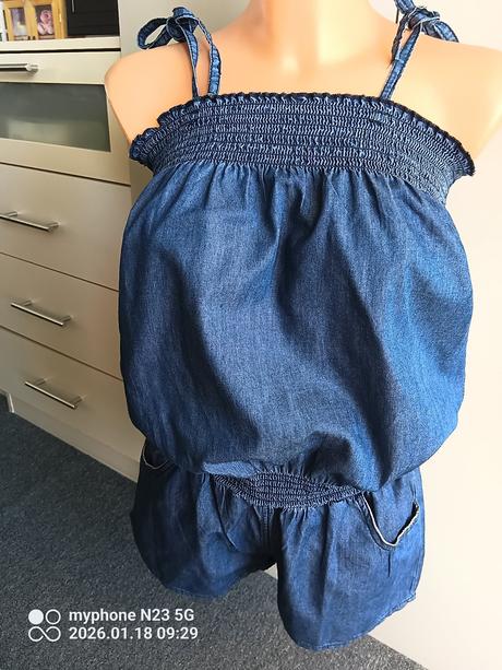 Šortky - overal zn."denim co" vel."36/38", denim co,38