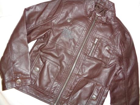 Luxusní čoko koženková bunda, c&a,146