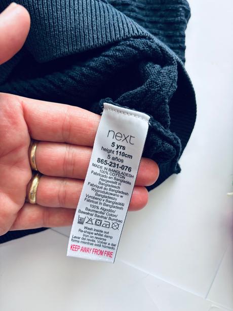 Svetr modrý - v.5 let, next,110