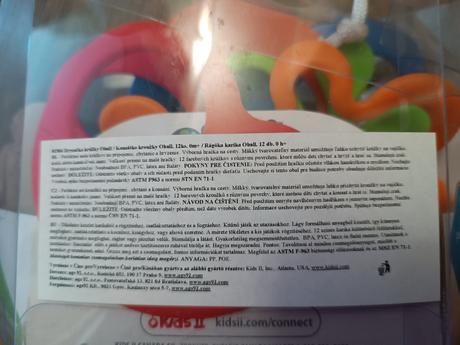 Hračky pro nejmenší - kousátka oball chrastítko,
