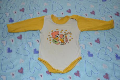 Bavlněné body, dl. rukáv s medvídky, 80