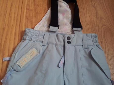 Šusťákové lyžařské kalhoty / oteplovačky, 2-3r., cherokee,98