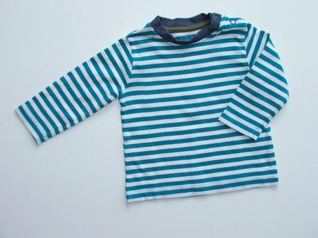 H22 pruhované chlapecké triko vel. 68, nutmeg,68