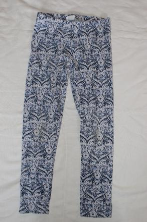 Va3 legíny s modrými ornamenty 7-8 let, f&f,128