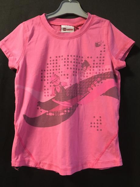 Vel. 116 růžové lego triko, 116