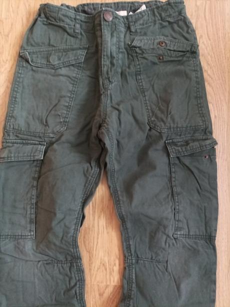 Chlapecké zateplené kalhoty h&m vel.152, h&m,152