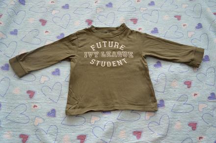 Bavlněné triko dl. rukáv, 92