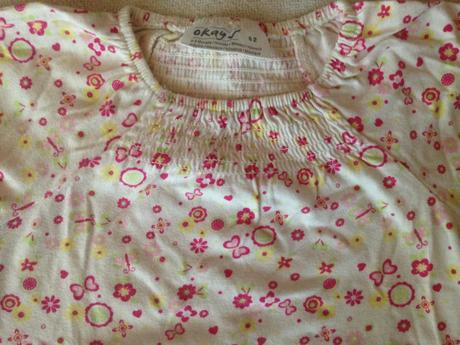 Dívčí halenka květy a motýlky, okay,62