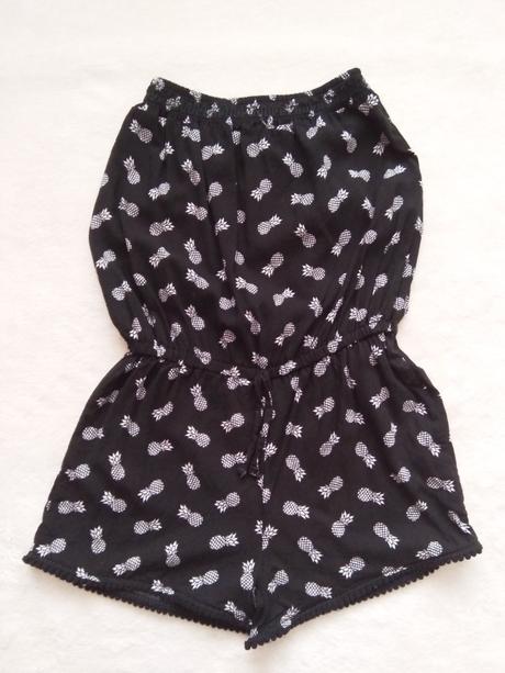 Letní lehký overal bez ramínek, 128