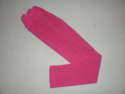 Dívčí růžové legíny zn. kugo vel.128, kugo,128