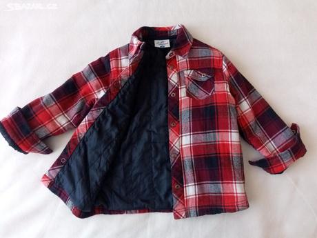 Zateplená košile, vel.110, topolino,110