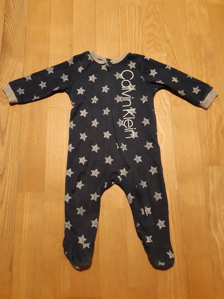 Overalek calvin klein vel 6/9 měsíců, calvin klein,74