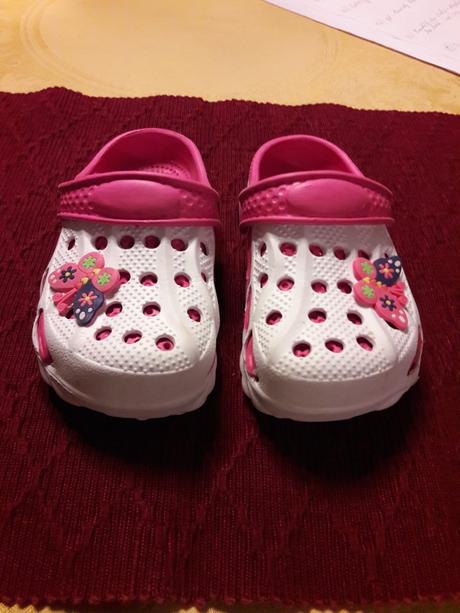 Crocsy dívčí s motýlky, vel.26, 26