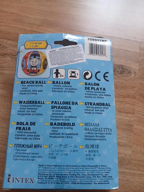 Nafukovací míč k vodě, od 3 let,