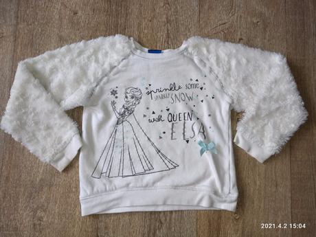 Mikina na donošení elsa, disney,104